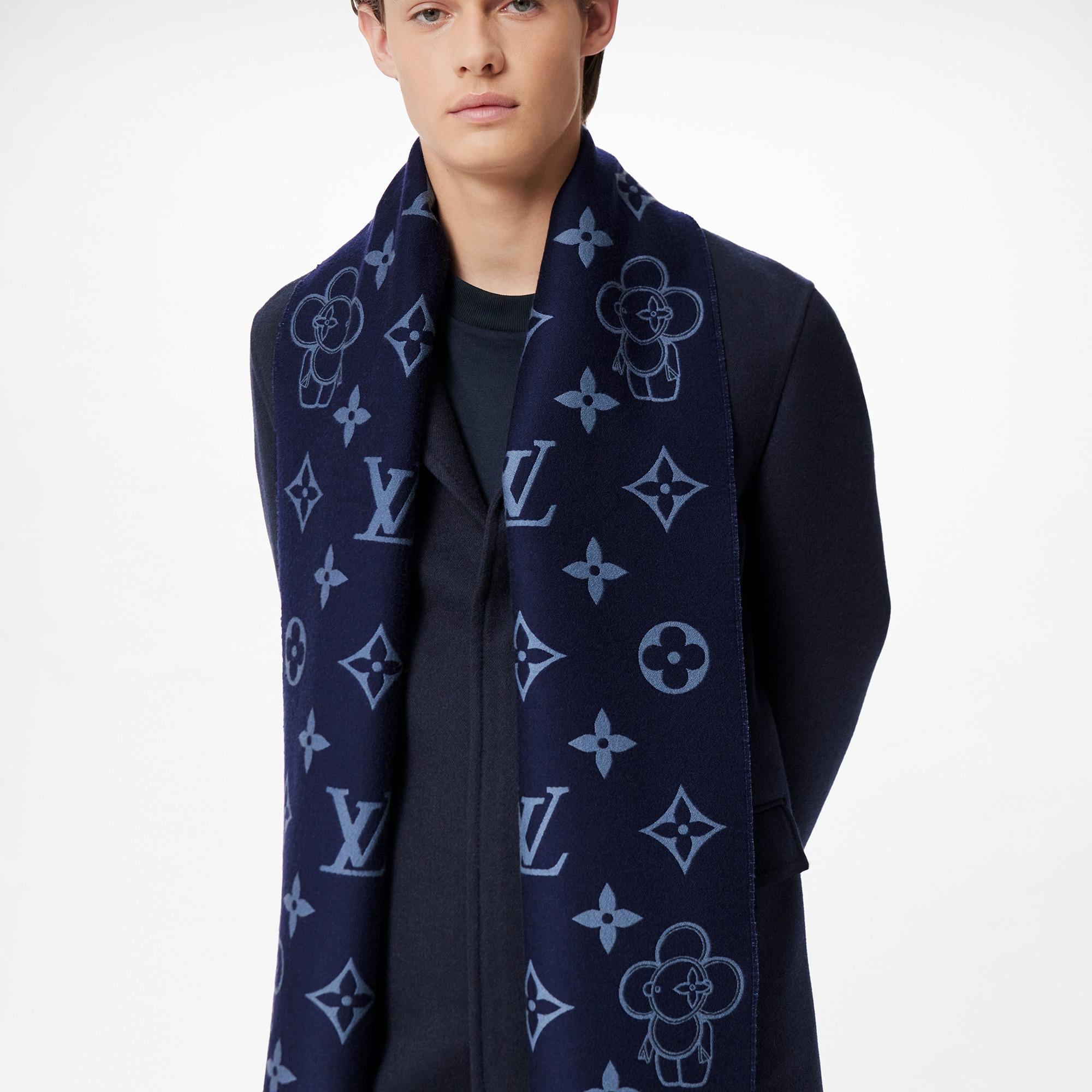 Louis vuitton hot sale male scarf